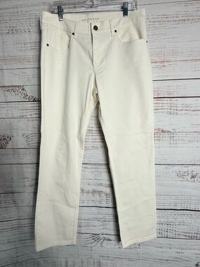 Mott & Bow Women’s Straight Leg Jeans 31X30 Bone